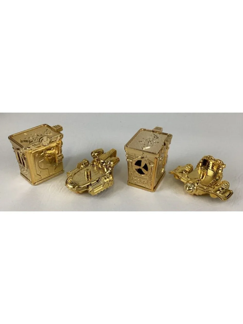 Super Things Series 1 Gold Collector Tin Rivals Of Kaboom Mini Figures Hideouts